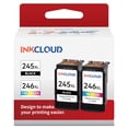 thumbnail image 1 of Cartuchos de tinta INKCLOUD compatibles con Canon PG-245XL CL-246XL, 1 of 8