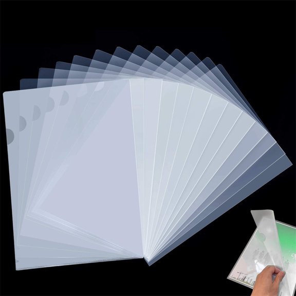 Universal Project Folders, Jacket, Poly, Letter, Clear, 25/Pack ...