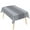 Gray, variant on Nanqianyi Green Striped Rectangular Tablecloth 60 x 120 inch Waterproof Polyester Dining Tablecloth for Party Banquet