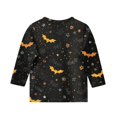 thumbnail image 5 of Abcomgle Girls Halloween Shirts Size 14 Spooky Bat Spider Graphic Tshirts for Kids Crewneck 3/4 Sleeve T-Shirts for Kid Girls Fall Funny Holiday Blouses for Girls,9-10 Years, 5 of 5