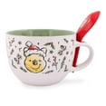 thumbnail image 2 of Disney Winnie the Pooh Holly Ceramic Soup Mug With Spoon | Holds 24 Ounces, 2 of 8