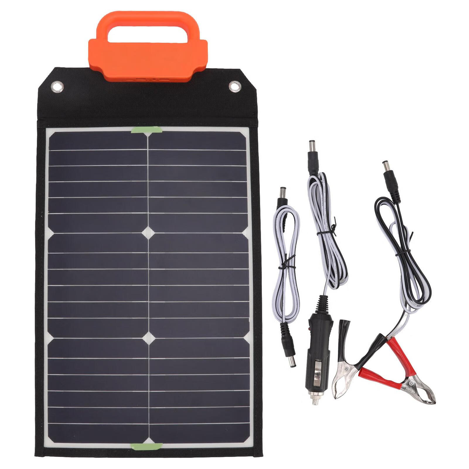 Solar Charger Panel 50w Waterproof Solar Battery Tender Solar Panel