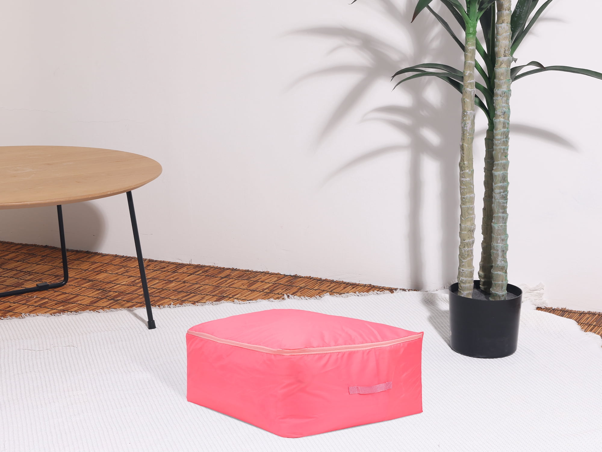 Unique Bargains 1 Pack Clothes Storage Bags Moving Bags Pink 23.5*19.5*10in