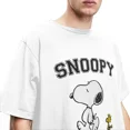 thumbnail image 4 of Camiseta informal de Snoopy y Charlie Brown para hombre y mujer, camiseta de algodón puro con dibujos animados de Peanuts, 4 of 5