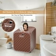thumbnail image 4 of Costway Home Spa Portable Indoor Steam Sauna Tent with Chair and Foot Massager, Coffee, 4 of 12