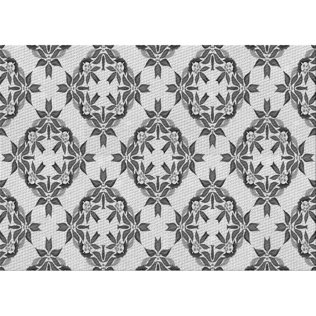 Ahgly Company Tapis Rectangulaire d'Intérieur Lavable en Machine Gris Foncé, 2 Pieds x 4 Pieds