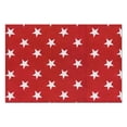thumbnail image 2 of Ensemble de 4 Napperons à Carreaux Rouges pour l'Été, Pique-Nique, BBQ, Table à Manger pour Fêtes et Décorations de Noël - Étoile, 2 of 7