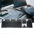 thumbnail image 2 of 104pcs/set Key Cap Universal Ergonomic Abs High-end Backlit Keycap Or Mechanical Keyboard, 2 of 5