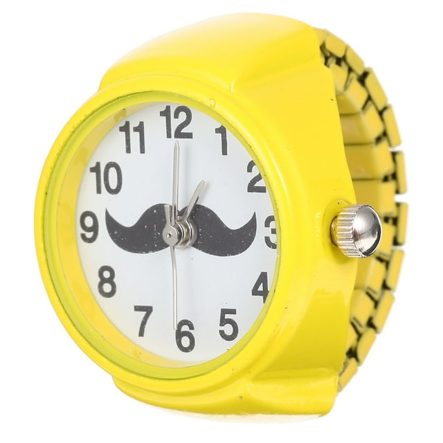 Shisuyan Decorative Finger Ring Stylish Ring Watch Finger Ring Decor Women Finger Watch