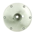 thumbnail image 2 of Springfield Marine Boat Seat Pedestal Base Plate 1600003 Taper-Lock; Round; 9 Inch Diameter; Non-Threaded; Satin; Aluminum; ABYC Code H-31 B, 2 of 2