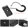 thumbnail image 4 of Andoer Blackmagic Cinema Camera BMPCC 4K Power Supply Mount Plate Adapter with Spring Cable for Sony NP-F970 F750 F550 Battery, 4 of 6