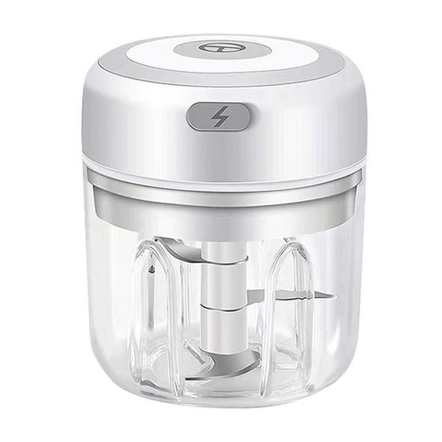 Estbridge Electric Mini Garlic Chopper Portable Food Processor Vegetable Chopper Onion Mincer Cordless Meat Grinder With USB Charging For Vegetable Pepper Onion Baby Food Seasoning Nut
