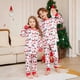 thumbnail image 3 of Pijama navideño para padre e hijo con estampado de cervatillo y flores de Estados Unidos, ropa de hogar, conjunto de manga larga para madre e hija, 3 of 5