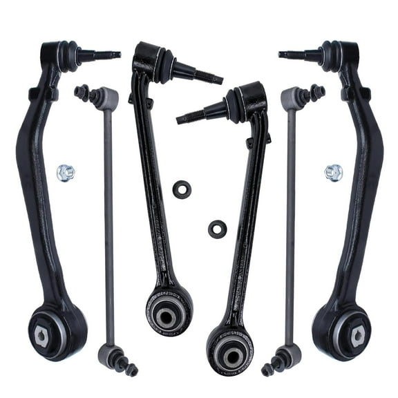 Detroit Axle - 6pc Front Lower Control Arms Sway Bars Replacement for 2010-2015 Chevy Camaro