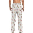thumbnail image 2 of PRIYAL Men's Pajama Pants Christmas Winter Elastic Waistband Soft Lightweight Sleep Lounge Pajama Bottoms with Pockets,S-XXL, 2 of 7