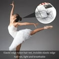 thumbnail image 4 of Bradem Hair Net 50 Pcs 20 Inches Hair Net Elasticity Elastic Mesh for Service Ballet Bun Sleeping Women and Wig, Ultra-Fine Invisible Hair Net (Individual Packaging), 4 of 9