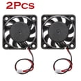 thumbnail image 6 of 2025 New Upgrade Cooling Fan Mini 10mm X Fan 2Pcs Computer 40mm 2-pin Small 12V Brushless CPU Fans CPU, Dual Ball Bearing, 6 of 7