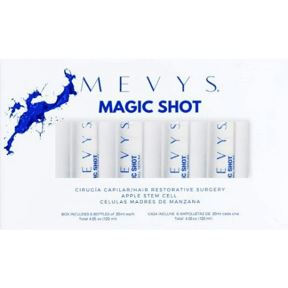 Mevys Magic Shot Apple Stem Cell Serum for All Hair Types 0.66 oz / 20 ml - Box of 6 Vials