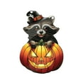 thumbnail image 2 of Clearance! Halloween Window Hanging Acrylic Pumpkin Raccoon Decoration Returns For Sale Sale&Deal #84, 2 of 5