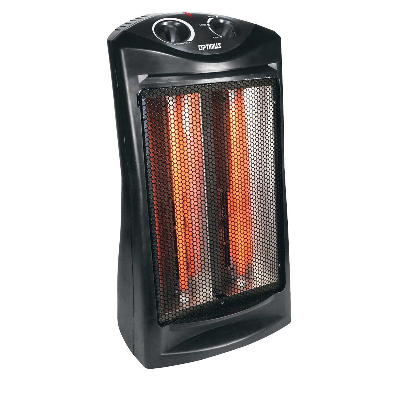 Optimus Fan Forced Tower Quartz Heater with Thermostat
