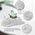 thumbnail image 2 of high quality Dog Resin Plant Pot, French Bulldog Succulent Planter Pot, for Indoor Cute Ornaments Home Office Desk Decor Gift, 2 of 5