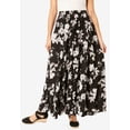thumbnail image 2 of Woman Within Plus Size Petite Pull-On Elastic Waist Soft Maxi Skirt, 2 of 5