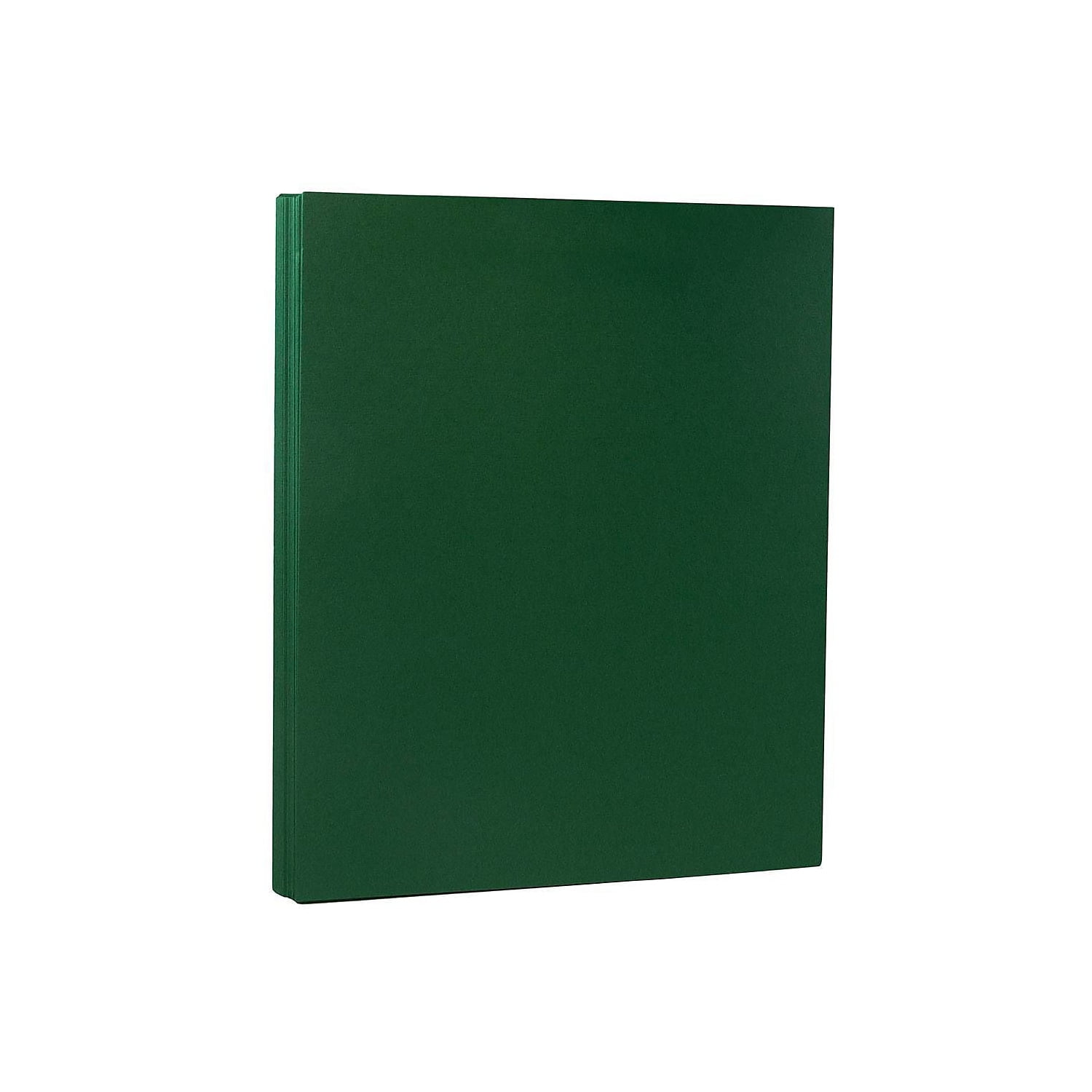 JAM Paper® Matte Cardstock, 8.5 x 11, 130lb Dark Green, 25/pack