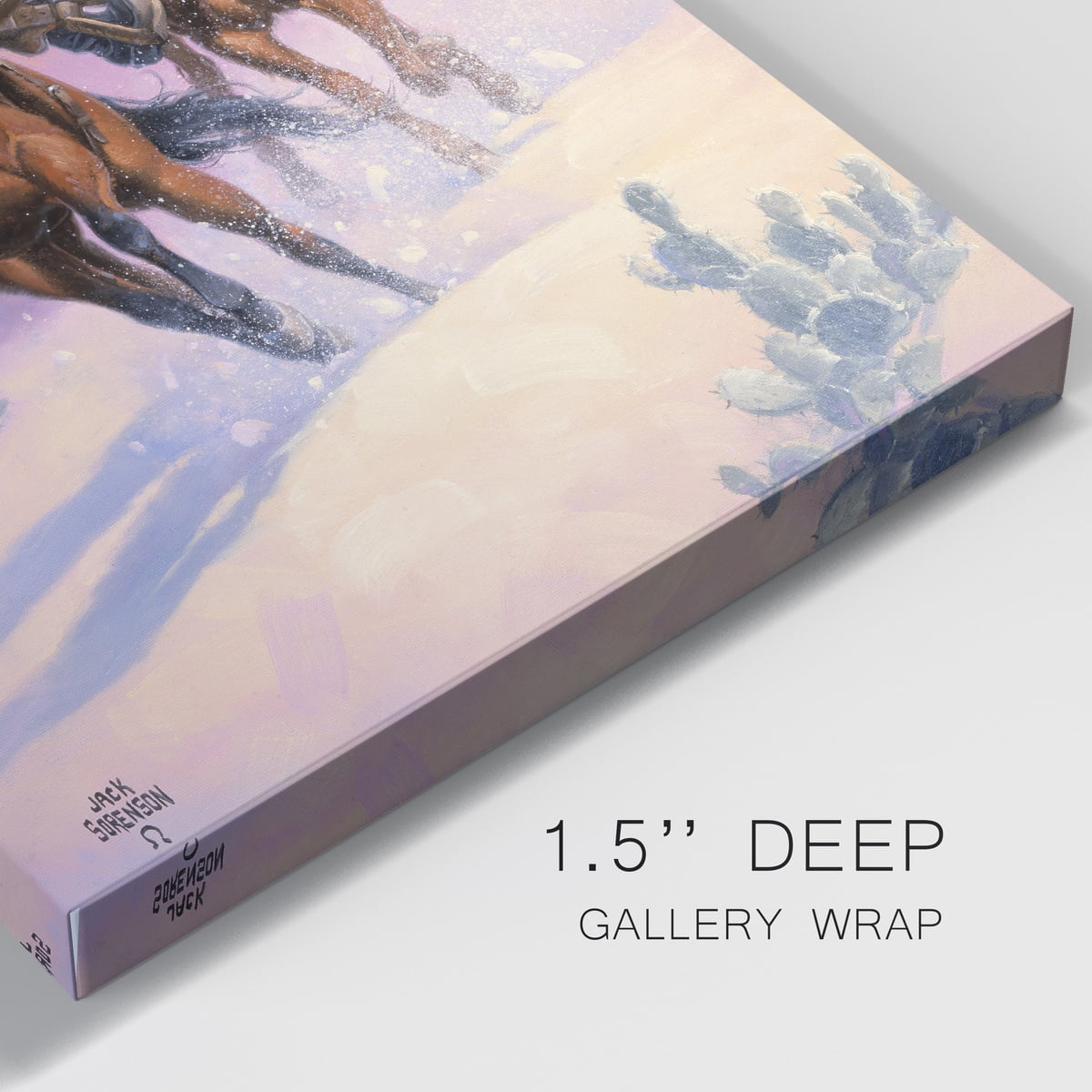 Santa's Big Ride- Gallery Wrapped Canvas