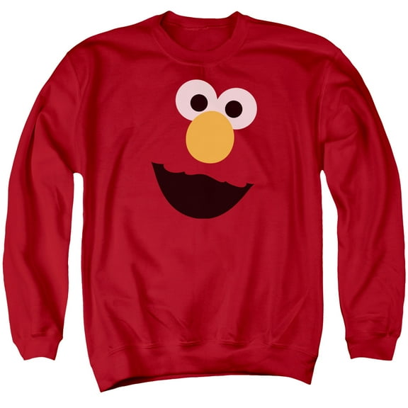 Sesame Street - Elmo Face - Crewneck Sweatshirt - Medium