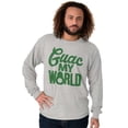 thumbnail image 5 of Guac World Guacamole Avocado Foodie Long Sleeve TShirt Men Women Brisco Brands S, 5 of 6