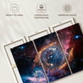 thumbnail image 6 of Elephant Stock Helix Planetary Nebula Wall Art - Horizontal Multi Panel Canvas - Living Room Wall Decor - Astronomy & Space Multi Panel - Black And Gray Decor - 74" x 48", 6 of 8