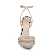 Jewel Badgley Mischka Arianna Shimmering Platform Stiletto