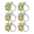 thumbnail image 1 of KAKOWELY 6Ud Decorativos De Para Servilletas Con Multicolor En De Primavera, 1 of 6