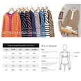 thumbnail image 5 of Womens Oversized Color Block Striped Sweatshirts Henley Shirts Casual Pullover Waffle Knit Tops, 5 of 5