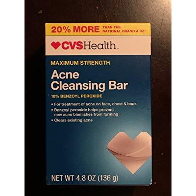 cvs acne cleansing bar maximum strength, 4.8 oz