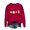 C368/Red, variant on XIYON Womens Sweatshirts Halloween Pumpkin Ghost Print Sweatshirt Crewneck Long Sleeve Soft Cozy Pullover Everyday Comfort