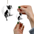 thumbnail image 6 of HCTSHG Dog Sit on the Moon Memorial Keepsake Ornament, a Touching Christmas Remembrance to Honor the Loss of a Beloved Pet, Serves as a Meaningful Gift Idea and Solemn Home Decoration, 6 of 6