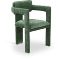 thumbnail image 3 of Meridian Furniture Brenda Green Chenille Fabric Dining Chair (Set of 2), 3 of 7
