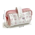 thumbnail image 3 of Taicans Cute Cat Print Makeup Bag with Compartments,Large Capacity Travel Cosmetic Bag,Waterproof Toiletry Organizer, 3 of 9