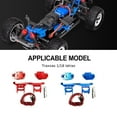 thumbnail image 2 of Baohd RCGOFOLLOW Aluminum Alloy Front Rear Bumpers Anti-collision Board Rc Front Rear Bumpers Anti-collision Board For 1/18 Latrax Red, 2 of 6