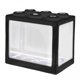 thumbnail image 1 of 2xMini Fish Tank LED Light Clear Adorno Acuario Oficina Escritorio Decoración Negro Yinane Tanque de acuario de escritorio, 1 of 8