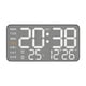 thumbnail image 1 of Reloj de pared digital Reloj despertador LED Moderno Versátil Práctico con visualización de la fecha de la semana, Reloj de escritorio para el Concha negra, 1 of 8