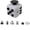 GrayBlack, variant on Appash Fidget Cube Stress Anxiety Pressure Relieving Toy Great for Adults and Children[Gift Idea][Relaxing Toy][Stress Reliever][Soft Material]