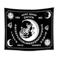 thumbnail image 1 of Tapestry Moon Black Cat Wall, 150 x 150 cm, microtela de fibra, 1 of 2