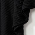 thumbnail image 4 of Allswell Cotton Crinkle Bed Blanket, Rich Black, King/California King Size, 4 of 5