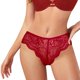 thumbnail image 1 of Gibobby Bikini elástico algodón Mujeres Sexo Tanga Impreso Elasticidad Transpirable Francés Encaje Mujeres Bragas Ropa interior sexy （Rojo， L), 1 of 5