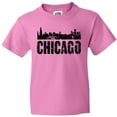 thumbnail image 3 of Inktastic Chicago Skyline Grunge Youth T-Shirt, 3 of 5