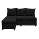 thumbnail image 3 of Sala Esquinera Modular El Bazar Store Tromso Negro 160x130 cm Lado Izquierdo ó Drecho Tela Lino nacional, 3 of 6