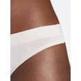 thumbnail image 5 of Joyspun Women's Ribbed Modal Thong Panties, 3-Pack, Sizes XS-3XL, 5 of 8