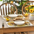 thumbnail image 5 of Sm:)e Sunflower Bee Summer Placemats 4 Pack 12x18 Inch, 5 of 7